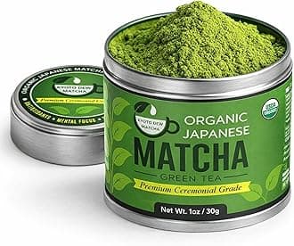 Ceremonial Blend – Authentic Japanese First Harvest - USDA & JAS Organic Ceremonial Grade Matcha Green Tea Powder from Uji, Kyoto (30g / 1oz)