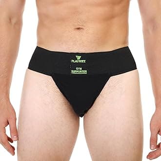 Tokyo Men's Gym Supporter – Stretchable Cotton Sports Underwear for Men for Cricket, Running, Workout & Gym | Quick Dry, Moisture Wicking, Breathable Athletic Innerwear Briefs – Black