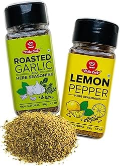 EL The Cook Roasted Garlic & Herb & Lemon Pepper Seasoning Combo 50g x 2 pack