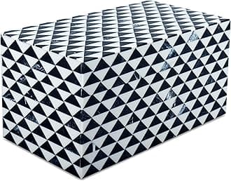 Handicrafts Home 10X5X5 Handmade Decorative Boxes Marquet Collection Storage Organizer with Lids Aesthetic Decor Memory Box, Marquet Prism