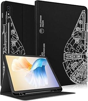 for Samsung Galaxy Tab S8 Plus/ S7 Plus/ S7 FE Case 12.4 Inch Women Cute Girls Folio Boys Cool Men Black Girly Design Cover for Samsung Tablet S8 Plus 2022/ S7 Plus 2021/ S7 FE 5G Cases