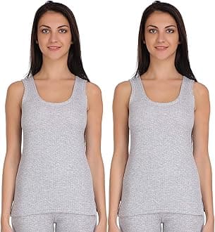 Selfcare Women's Thermal Tops Set Soft & Warm Poly Cotton Winters Wear Vest (SW0045-3XS)