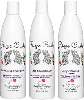 Curly Hair Define Bundle Set (Hydrating Shampoo, Deep Conditioner and Defining Cream)
