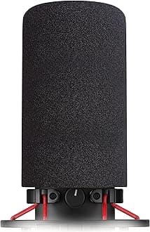 Foam Windscreen for HyperX QuadCast S - Microphone Pop Filter for Hyper X Quad Cast USB Mic - Pop Guard Mic Cover Filters Recording Vibrations and White Noises