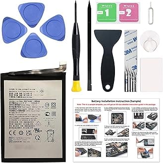 New Upgraded Battery for Galaxy A22 5G, Scud-WT-W1 Replacement Battery Compatible with Samsung Galaxy A22 5G, with Repair Tools & Instruction