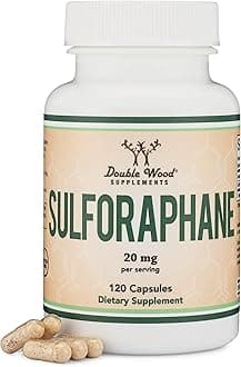 Sulforaphane - 20mg of Activated and Stabilized Sulforaphane per Serving (120 Capsules) Potent Broccoli Extract for Healthy Aging