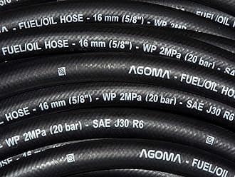 Reinforced Rubber Petrol/Diesel/Water Fuel Pipe,2m Lengths (12.7mm)