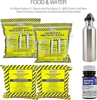 Ready America Elite Dry Bag Kit for 2 People (3 Day Dry Bag)