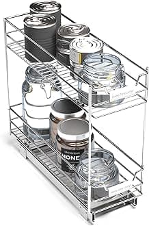 7" Width Pull Out Cabinet Organizer