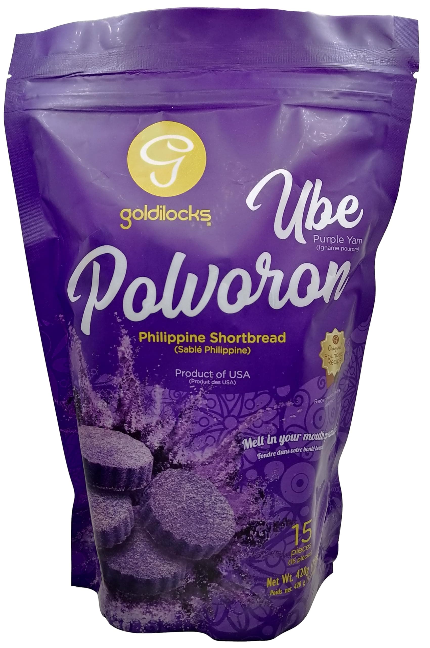 Polvoron UBE 30 PCS 2 Bags