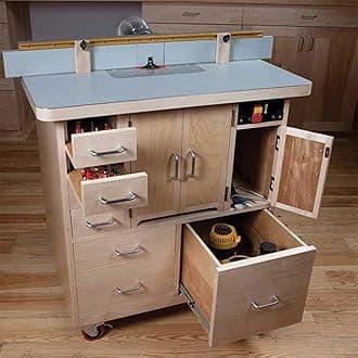 Woodcraft Project Paper Plan To Build Router Table - Material Not Included