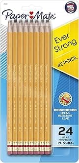 EverStrong #2 Pencils, Reinforced, Break-Resistant Lead When Writing, 24-Pack
