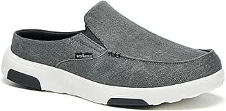 OrthoComfootMens Good Arch Support Loafers Shoes for Plantar Fasciitis, Best Vintage Stylish Slip On for Cushioning, Dressy Style Skate Flat Fashion Sneakers for Walking, Pain Relief Size 9