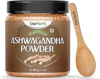 Pure & Natural Ashwagandha Powder 200g | Ayurvedic Herbal Supplement | Supports Stress Relief | Enhances Energy & Vitality