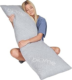 Grey Adult Body Pillow