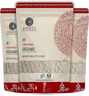 Dhatu Organics Mixed Millet Flour, 500g (Pack of 3)