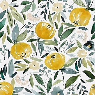 CiCiwind Self Adhesive Wallpaper 41CM×5M Floral Leaf Contact Paper Peel and Stick Wallpaper Removable Stick on Wallpaper Waterproof Sticky Back Plastic Thicken Kitchen Worktop Wall Vinyl CoveringGlobal Recycled StandardGlobal Recycled StandardGlobal Recycled Standard