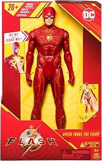 DC Comics, Speed Force The Flash 30.5-cm Action Figure, Lights and 20+ Sounds, The Flash Movie Collectible, Kids’ Toys for Boys and Girls Ages 4 and up