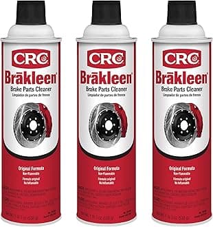 CRC Brakleen 1003706 Brake Cleaner Spray Non-Flammable, 19 oz, [3 Pack]