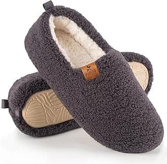 Women Cozy Faux Curly Fur House Memory foam Slippers Ladies Fuzzy Closed Back Indoor Bedroom Shoes