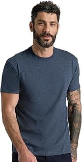 Mens T-Shirts – Short Sleeve Crew Neck T Shirts for Man, Cotton Blend Plain Novelty Men's T-Shirts