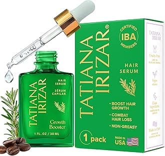 Caffeine Hair Growth Serum Women Made in USA - Scalp Serum Hair Growth Non-Greasy Biotin Rosemary, Amla & Caffeine - 1 Fl.Oz Natural Residue-Free - Gotero Anticaida y Crecimiento - Regrowth Treatment