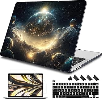 Tuiklol Case for 2022 MacBook Pro 13 Inch M2 Clip, 2021 2020 Release M1 A2338 A2289 A2251, Hard Shell Case for MacBook Pro 13.3" with Touch Bar Fits Touch ID and Retina Display, Birth of Galaxy