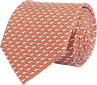 100% Silk Fancy Animal Print Ties for Men, for Casual Wedding Party