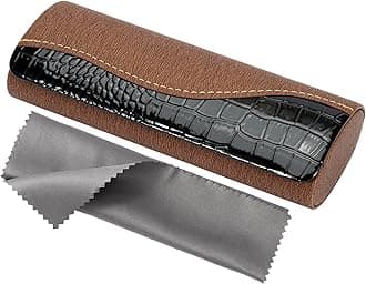 Vemiss Hard Shell Eyeglass Cases, Lightweight Portable Glasses Case for Women Men