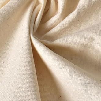 100% Cotton Natural Calico Unbleached Crafting Fabric - Medium Weight -167 cm (66 inches) Wide (1METRE)