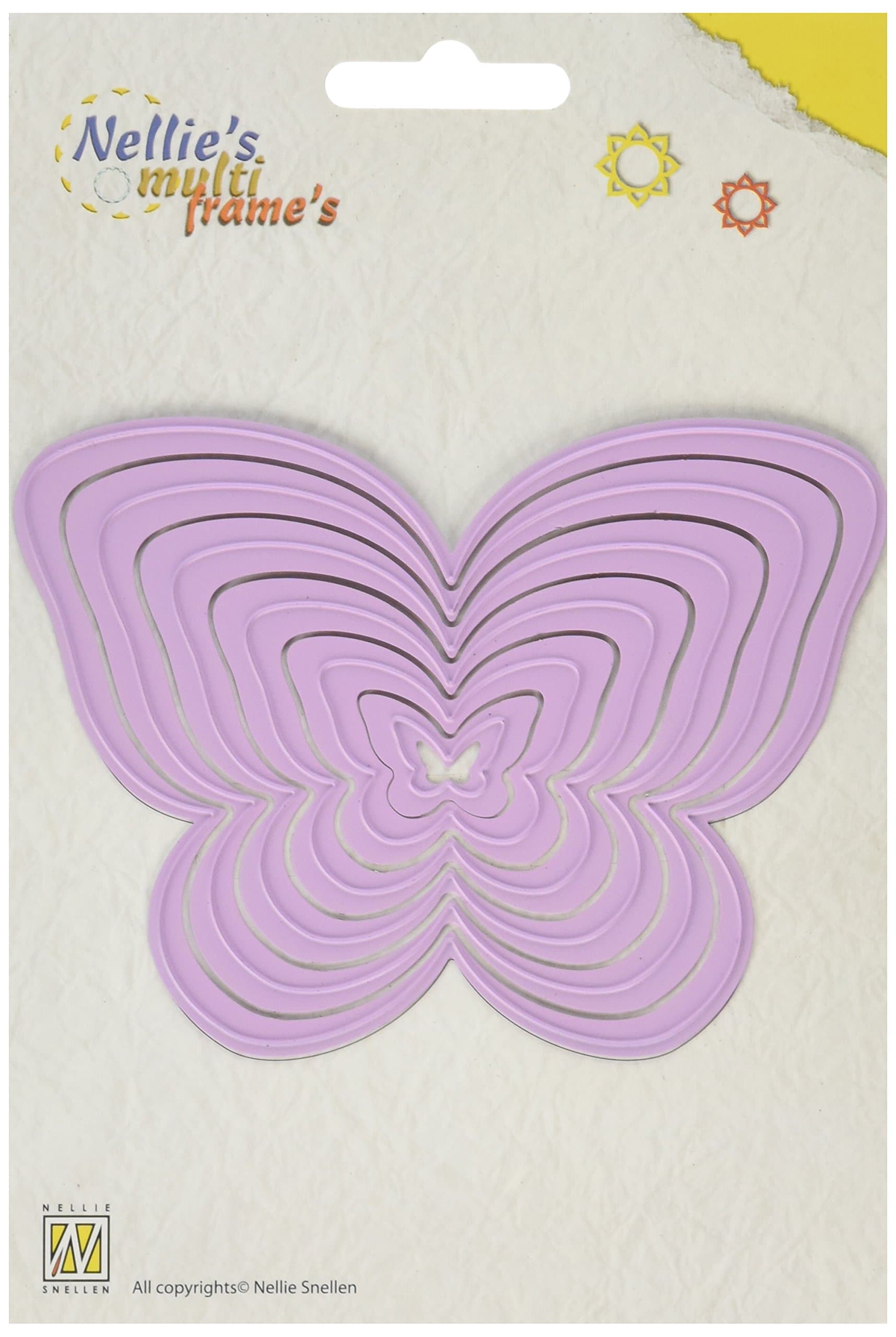 Nellie's ChoiceMulti Frame Cutting Die, Butterfly