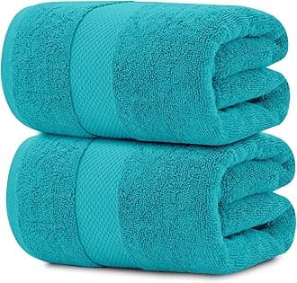 White Classic Luxury Soft Aqua Bath Sheet Towels - 650 GSM Cotton Luxury Bath Towels Extra Large 35x70 | Highly Absorbent and Quick Dry | Hotel Collection Extra Large Bath Towels Oversized, 2 Pack