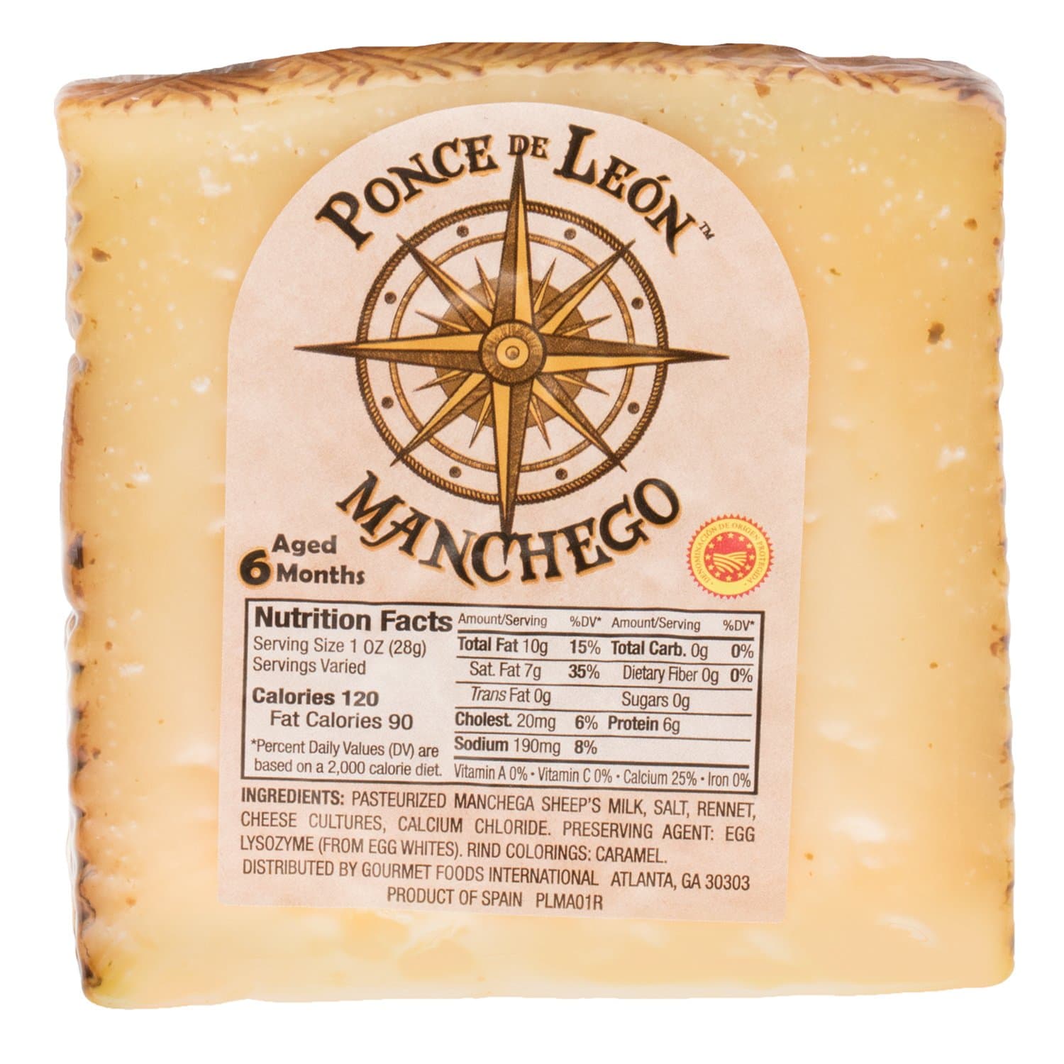 Ponce De Leon Manchego D.O.P, 8 oz