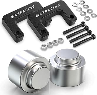 Maxracing 2" Front + 2" Rear Leveling Lift Kit Compatible with 2007-2020 Chevy Suburban 1500/2007-2013 Chevy Avalanche 1500/2007-2020 Chevy Tahoe / 2007-2020 GMC Yukon 1500 4WD/2WD