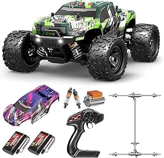 X-TMAGA 1:18 All Terrain RC Car for Adults & Boys (HS18305), 4WD Off-Road RC Truck High Speed Fast 40+ KPH, 4X4 Waterproof Remote Control Car with 2 Rechargeable Batteries