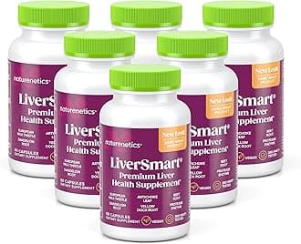 LiverSmart - Liver Cleanse & Repair Formula with European Milk Thistle, Silymarin, Artichoke, Dandelion, Yellow Dock Root, Beet Root - Supplement to Aid, Renew and Support Liver Health (6)
