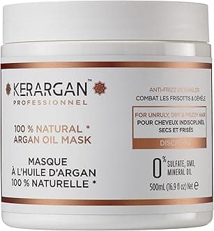 Argan oil mask to nourish and strengthen curls - For curly hair - Sulphate, paraben and silicone free - 500 ml