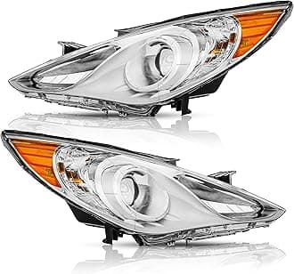 TODO Headlights assembly for Sonata (Excludes Hybrid) 11-14, HeadLamps for HYUNDAI SONATA 2011 2012 2013 2014, Driver and Passenger Side