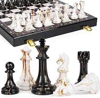 15" Large Acrylic Chess Set