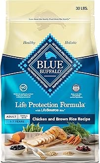 Life Protection Formula Adult Small Bite Dry Dog Food, Helps Build and Maintain Strong Muscles, Made with Natural Ingredients, Chicken & Brown Rice Recipe, 30-lb. Bag