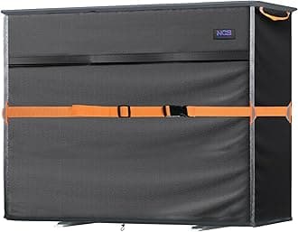 Mini Split Air Conditioner Cover for Outside Units,600D Waterproof Air Conditioner Mini Split Cover,Outdoor Rectangular Air Conditioner Covers for AC Units, Fits up to 53.9"L x 21.2"W x 38.1"H.