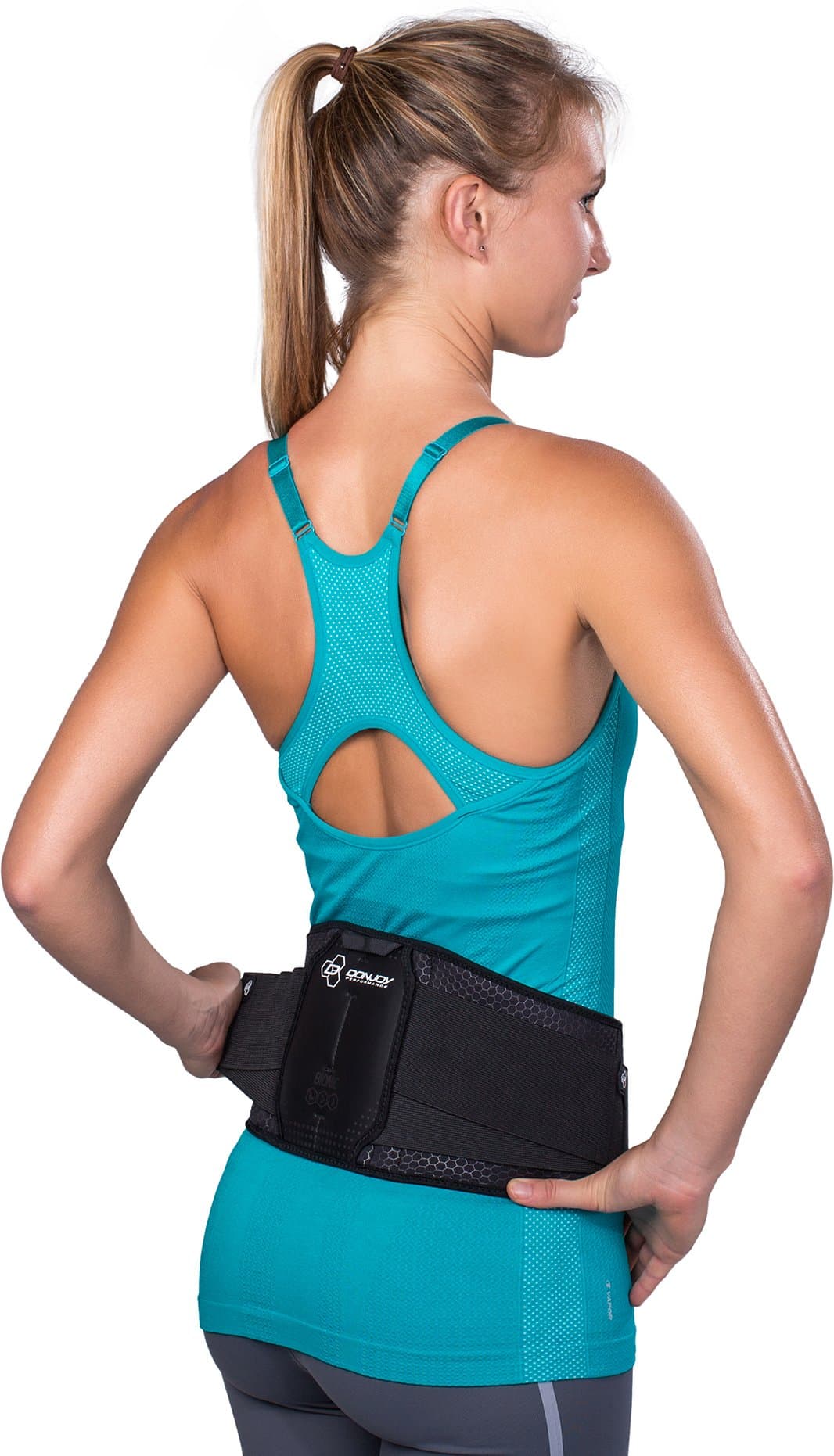 BIONIC Wrap-Around Back Support Brace, Low Back Pain Support, Adjustable Compression, Wear Daily or During Sports
