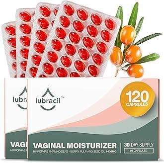 - Vaginal Moisturizer Pills for Dryness and Moisture – Sea Buckthorn Oil, Omegas 6, 7, & 9, Vitamins A & E – Nourishes Vaginal Wetness & Hydration for All Women – 60 Wet Pills, 2 Pack