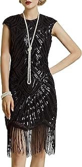 BABEYOND Women's Flapper Cocktail Dress
