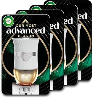 Advanced Plug In Scented Oil Warmer, Advanced Gadget, Home Air Freshener (Pack of 4, Gadget Only, Refills Sold Separately)