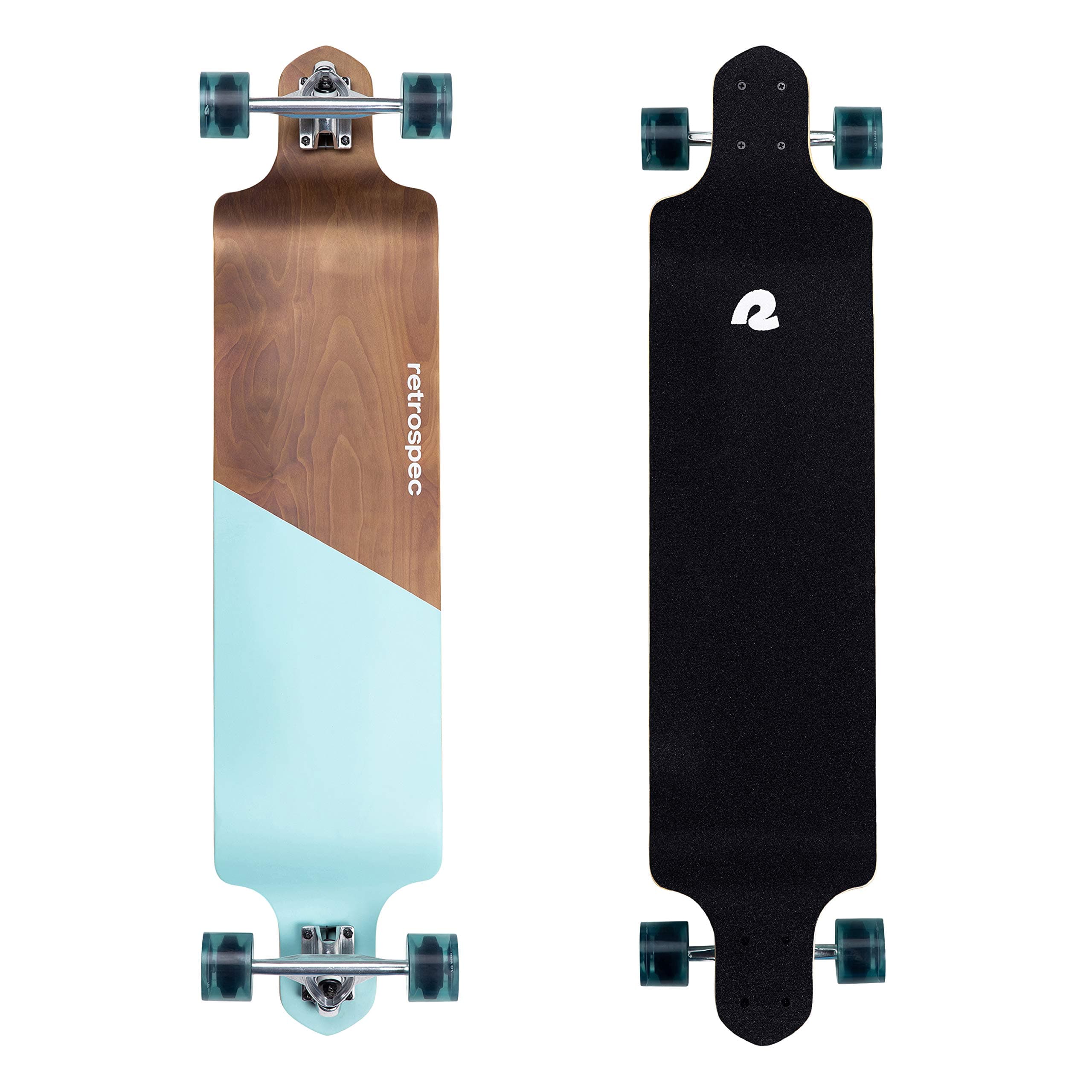 Retrospec Tidal 41-inch Drop-Down Longboard Skateboard Complete