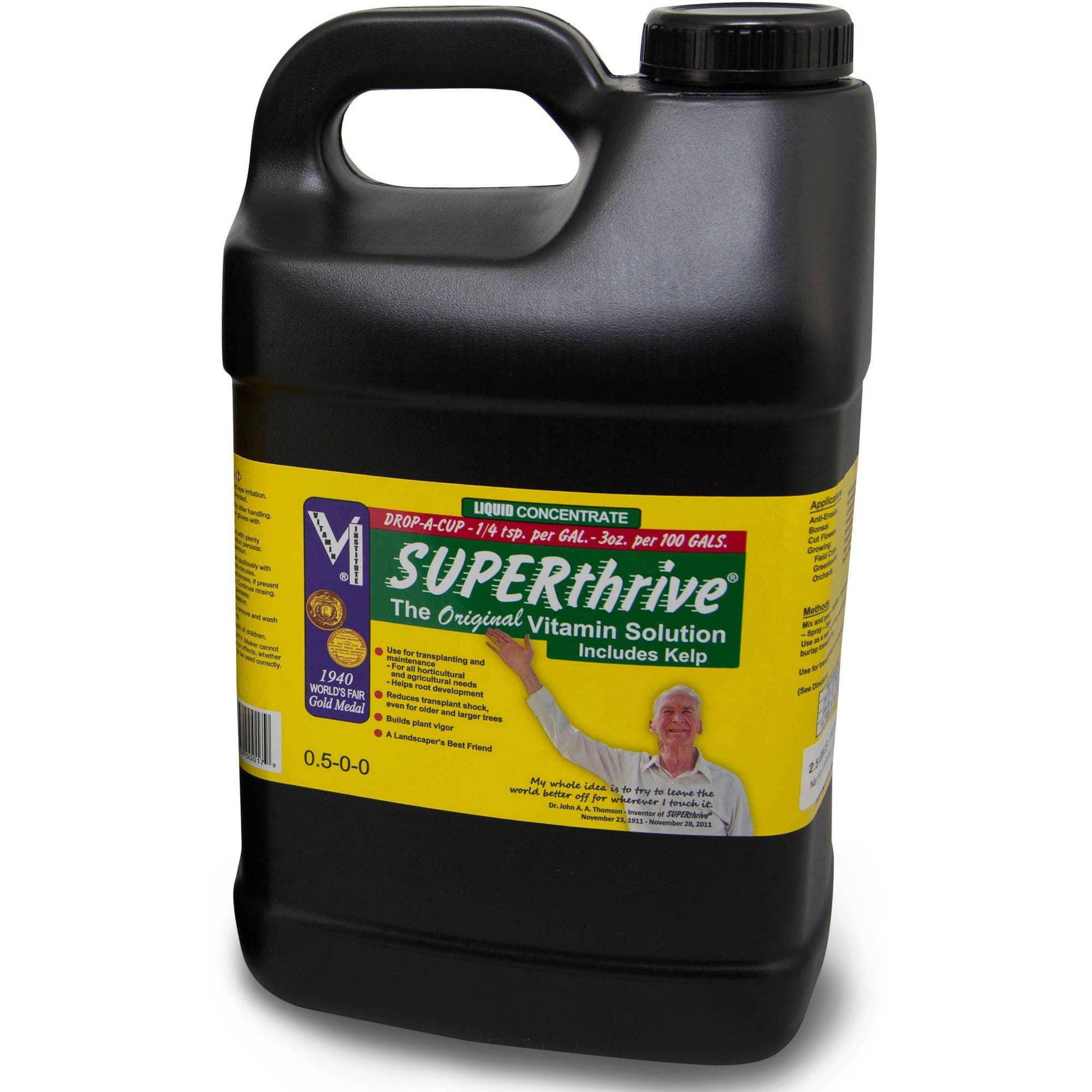 SUPERthrive VI30181 Plant Vitamin Solution, 2.5 Gallon