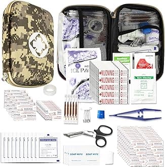 Car-Home Survival First-Aid Kit Emergency-Kit - Camouflage 277Pcs Equipment Travel Supplies Home Camping Hiking YIDERBO