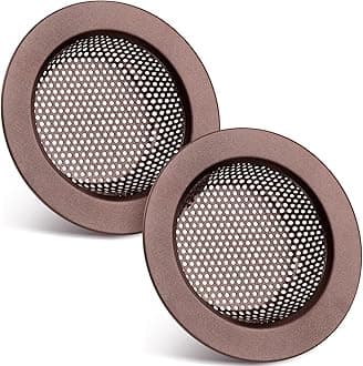 2 Pcs Sink Strainer Stainless Steel Kitchen Sink Drain Strainer Basket Cover Mesh Hair Food Catcher, Large Wide Rim of 4.4 Diameter(Oil Rubbed Bronze)