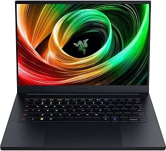 Blade 14 (2025) Gaming Laptop: NVIDIA GeForce RTX 5070 - AMD Ryzen AI 9 365 CPU - 3K 120Hz OLED Display - 32GB LPDDR5X RAM - 1TB SSD - Thin & Lightweight - Chroma RGB - Windows - Black